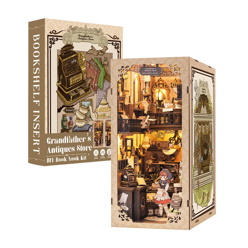 DIY Book Nook – Antyczny Sklep w Miniaturze