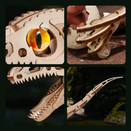 Welociraptor Chodzący – Puzzle 3D ROKR Dinozaur (189 el.)