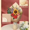 Drewniane Puzzle 3D Bukiet Kwiatów – Flower Bouquet | Model DIY Robotime