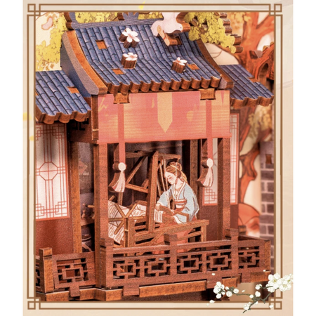 DIY Book Nook - Legenda Mulan | Cutebee Domek Miniaturka