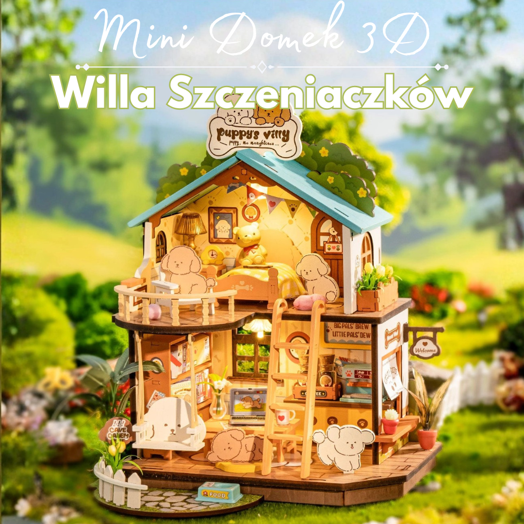 Mini Domek 3D - Willa Szczeniaczków I Rolife