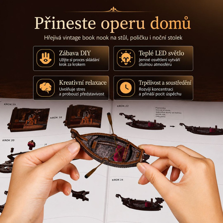 Phantom of The Opera Max Minicity DIY Book Nook – Puzzle 3D Prezent
