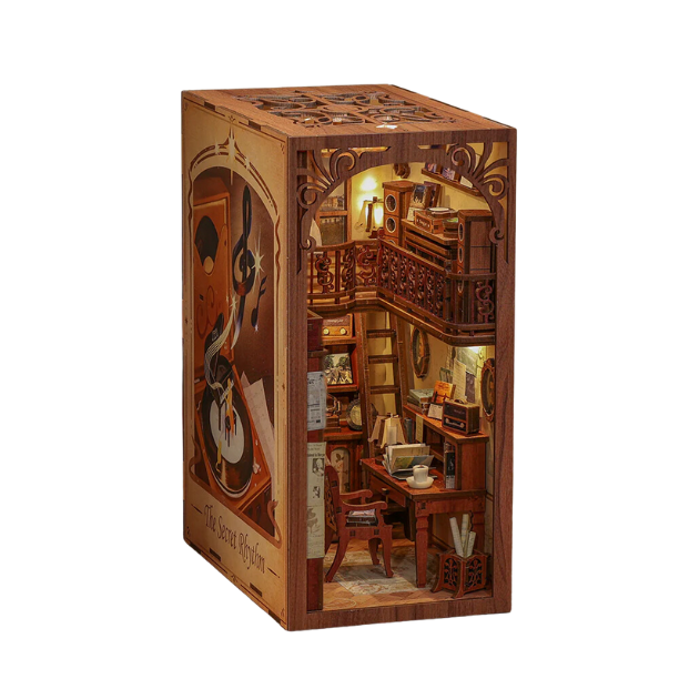 DIY Book Nook - Sekretny Rytm | Cutebee Miniaturowy Domek