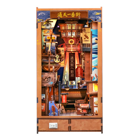 Tsutenkaku Ichiban Street – DIY Book Nook CuteBee | Puzzle 3D Prezent