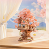 Puzzle 3D Domek na Drzewie – Sakura Tree House | Model DIY Rolife Robotime