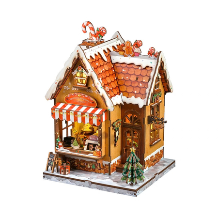 Świąteczny Piernikowy Domek – Miniaturowy Domek DIY z LED | CuteBee