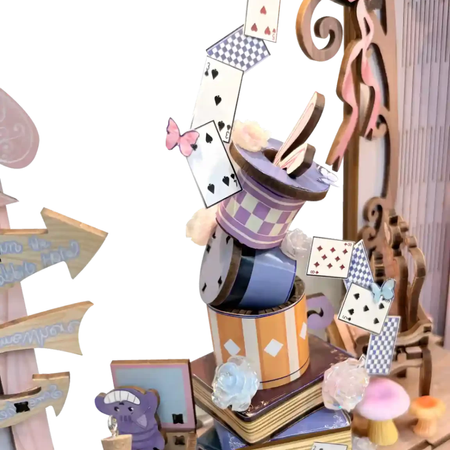 Alice's Tea Party Diary – DIY Book Nook Joincon | Puzzle 3D Prezent