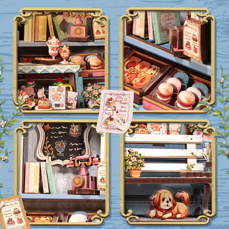 DIY Book Nook - Cukiernia Sweet Marie | Cutebee