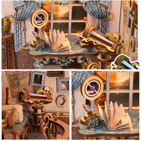 DIY Book Nook Zestaw Świąteczny – Szkoła Magii | Cutebee