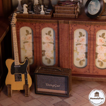 DIY Book Nook Zestaw Świąteczny – Sekretny Rytm | Cutebee Miniaturowy Domek