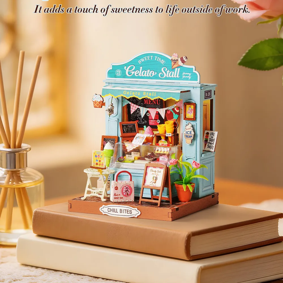 Mini Domek 3D - Gelato Stall | Rolife – pomysł na prezent