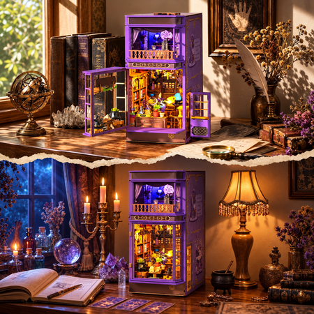 Whisper Magic Shop – DIY Book Nook Robotime | Puzzle 3D Prezent