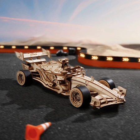 Bolid F1 z Napędem – Puzzle 3D ROKR Samochód (247 el.)