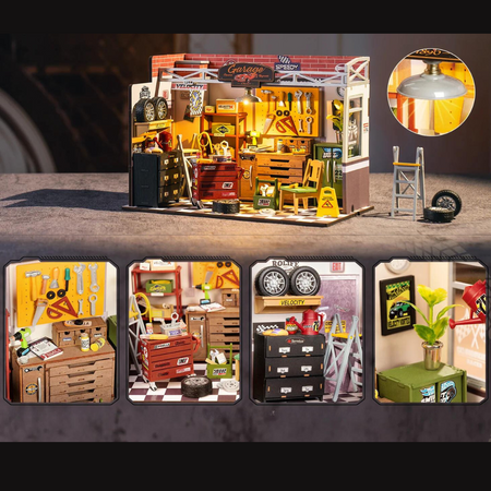 Mini Domek 3d - Warsztat Samochodowy | Rolife