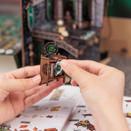 DIY Book Nook - Dom Slytherin | Harry Potter DIY 3D