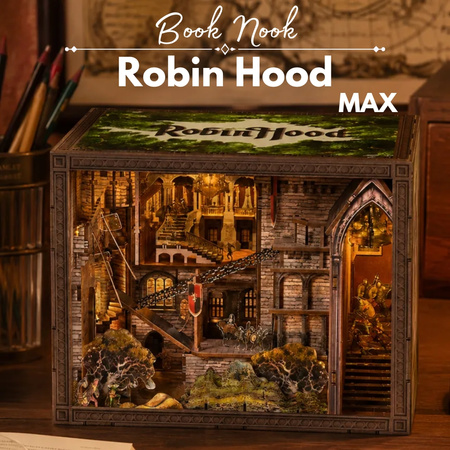 Robin Hood MAX – DIY Book Nook MiniCity | Puzzle 3D Prezent