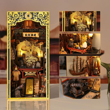 The Emperor's Study DIY – book nook MiniCity z oświetleniem LED