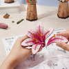 Bez Lilac – Puzzle 3D Rowood, drewniany kwiat DIY, nie więdnie