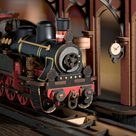 Lokomotywa Steam Journey – Puzzle 3D Rolife (405 el.)