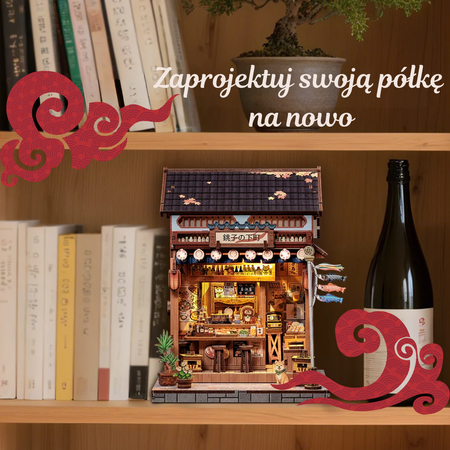 DIY Book Nook - Tradycyjna Japońska Uliczka | Cutebee