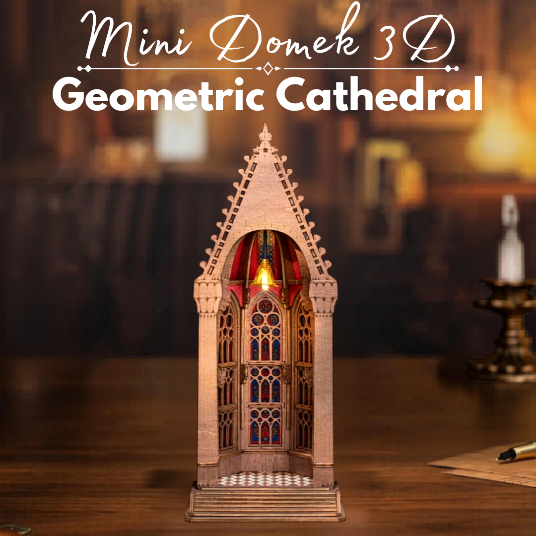 Mini Domek 3D - Geometric Cathedral | Rolife