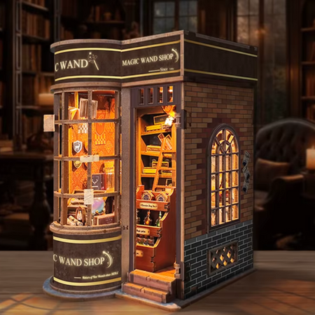 DIY Book Nook - Sklepik z Różdżkami (Harry Potter)
