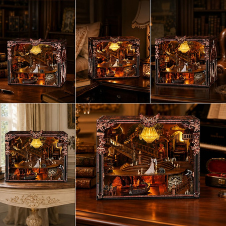 Phantom of The Opera Max Minicity DIY Book Nook – Puzzle 3D Prezent