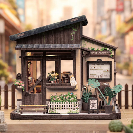 DIY Miniaturowy Domek - Kissa Coffee | Cutebee