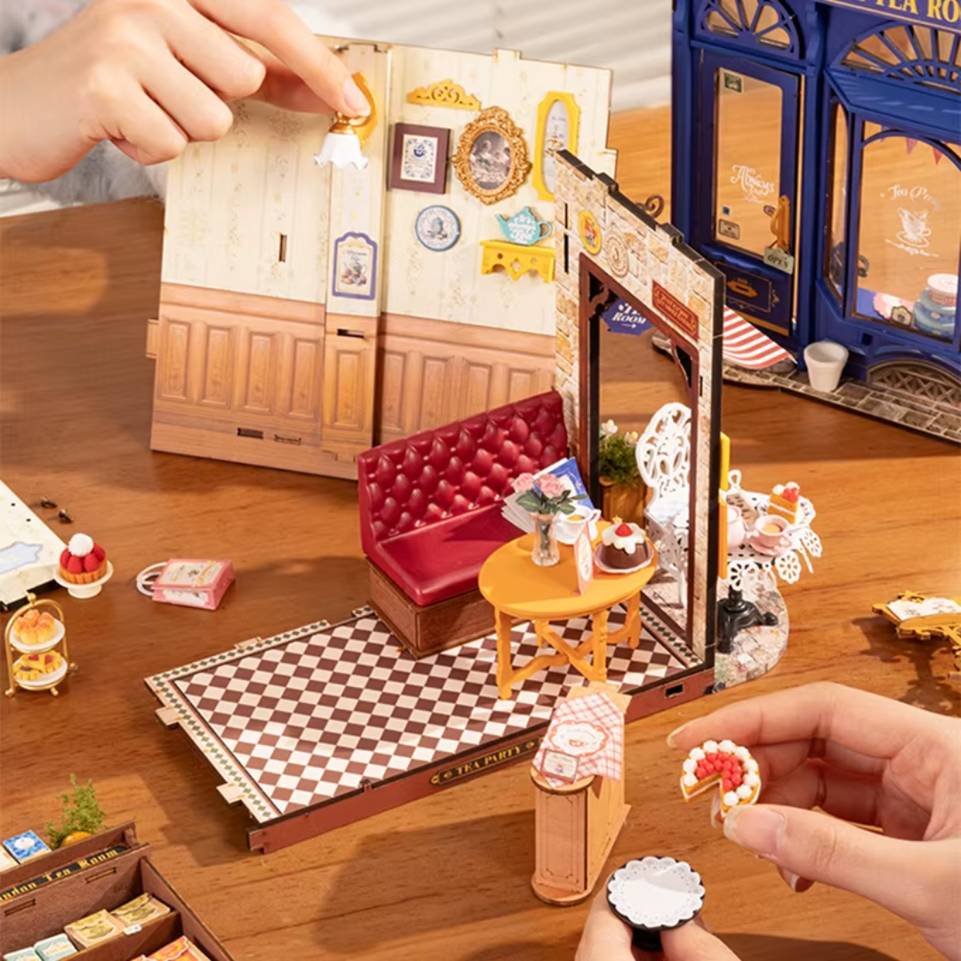 Zakamarki pełne detali – DIY Mini Domek 3d - Herbaciarnia "Leisure Time" | Rolife