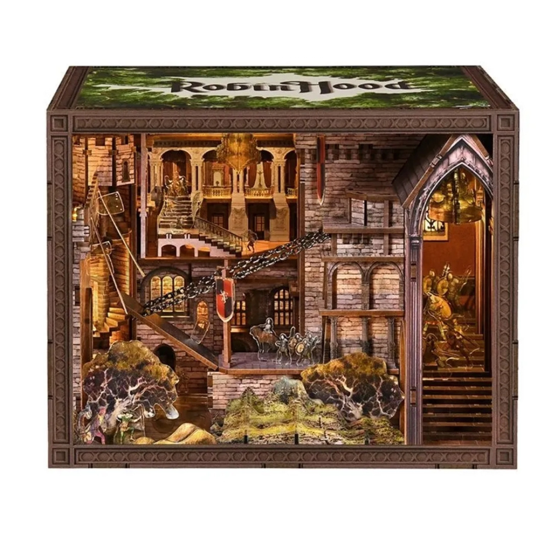 Robin Hood MAX – DIY Book Nook MiniCity | Puzzle 3D Prezent