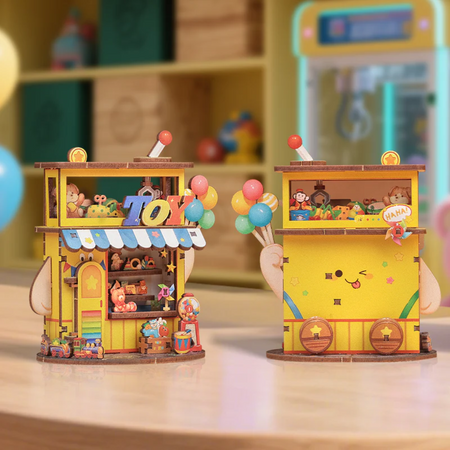 Drewniany Zestaw Puzzle 3D - Toy Store