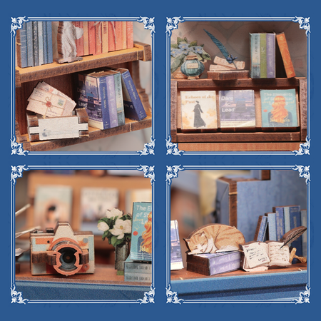 DIY Book Nook - Literaure Bookstore | Cutebee