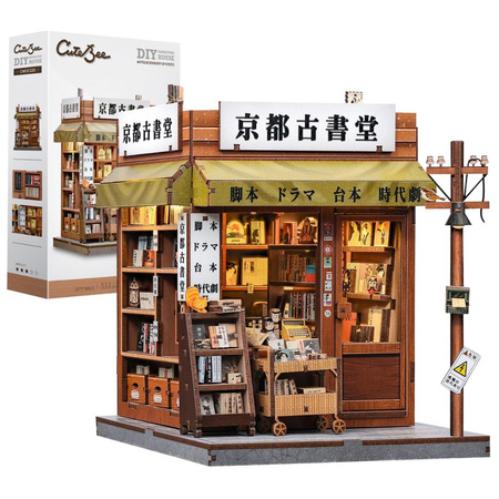 Antique Bookery of Kyoto – DIY Book Nook CuteBee | Puzzle 3D Prezent