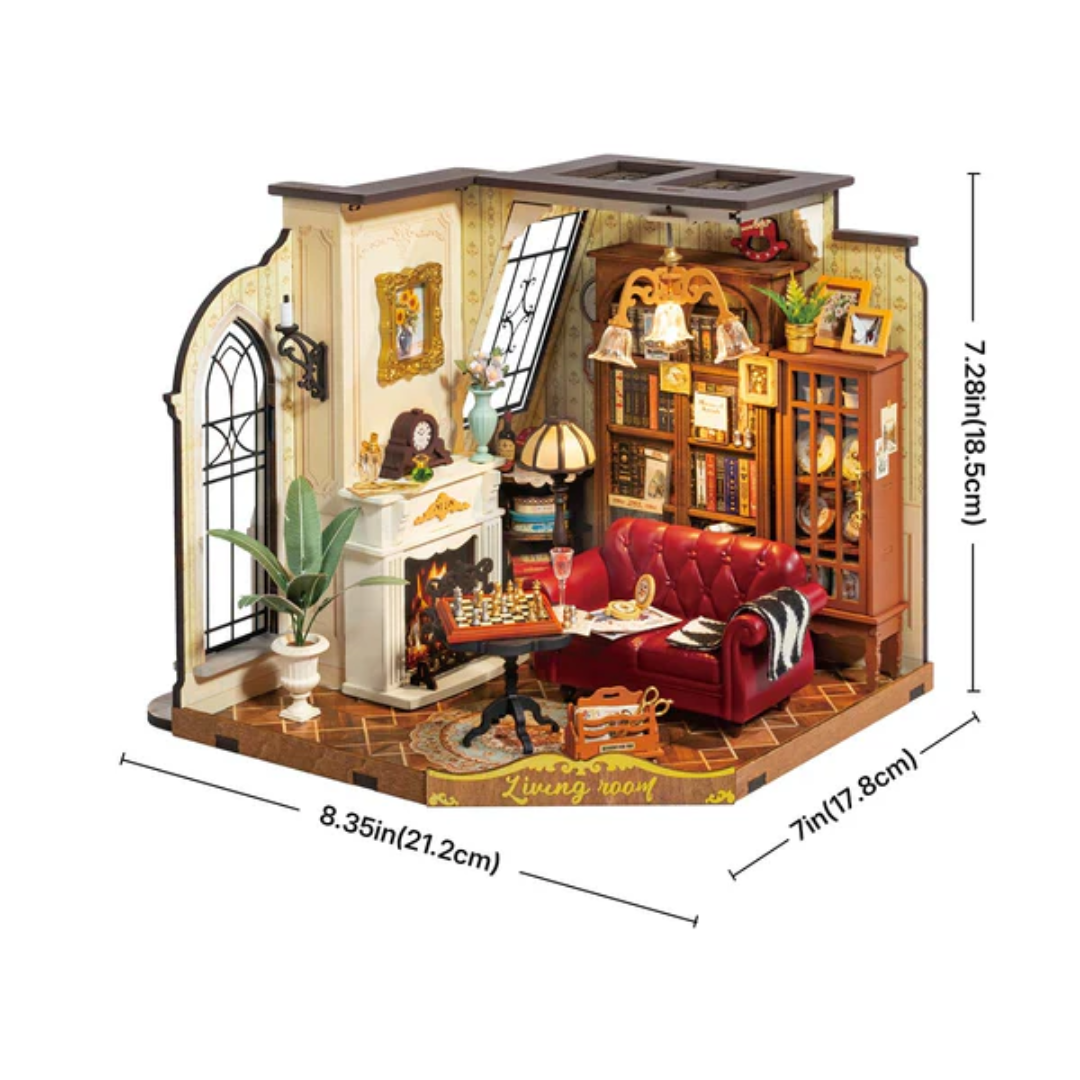 Mini Domek 3D - Salon | Rolife – wymiary modelu