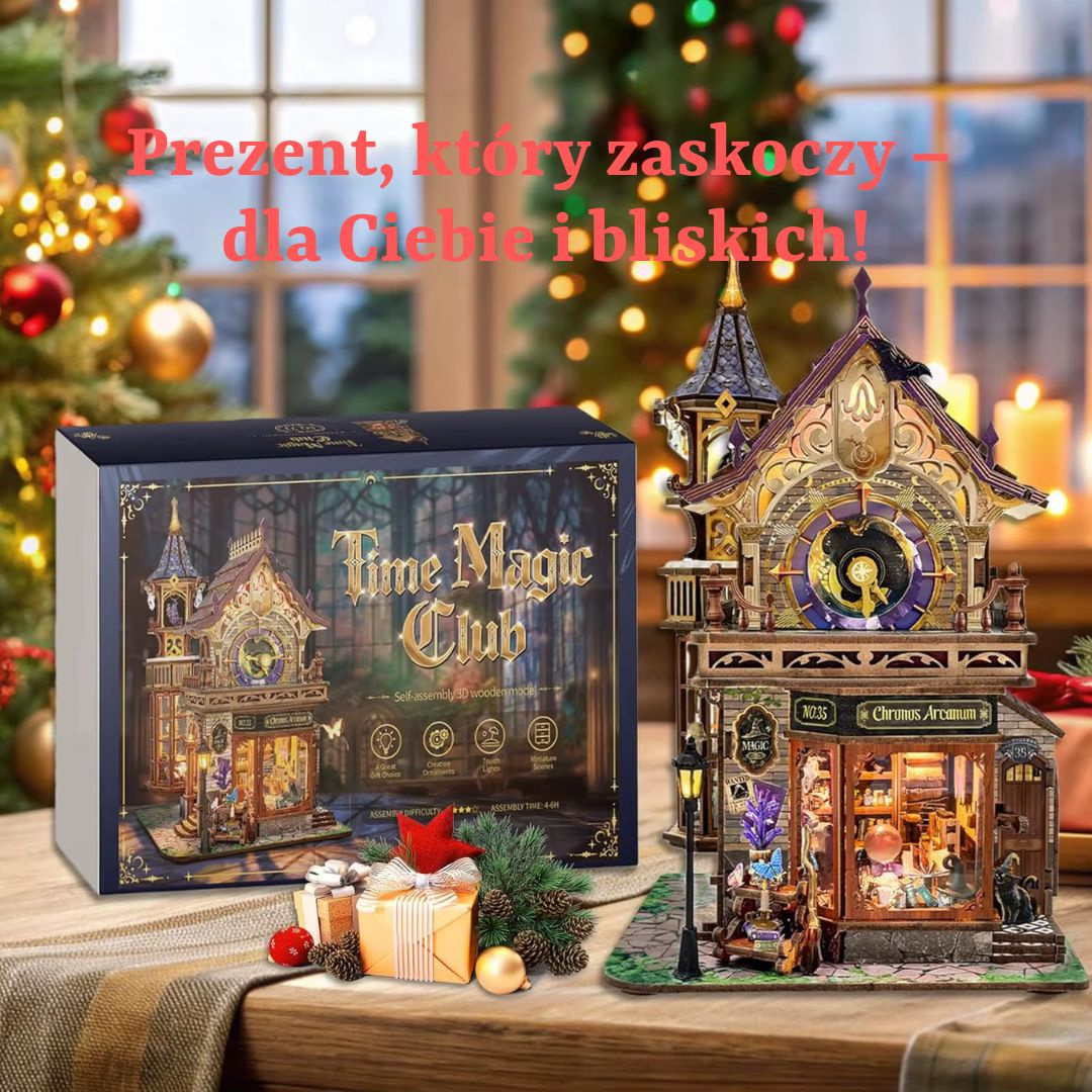Time Magic Club DIY Book Nook – Miniaturowy Domek Puzzle 3D – pomysł na prezent