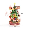 Świąteczna Choinka z Pozytywką i LED – Puzzle 3D Rolife (319 el.)