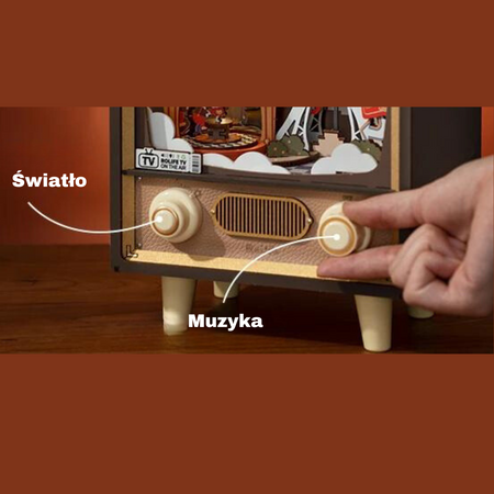 Drewniany Zestaw Puzzle 3d - Diabelski Młyn | Robotime