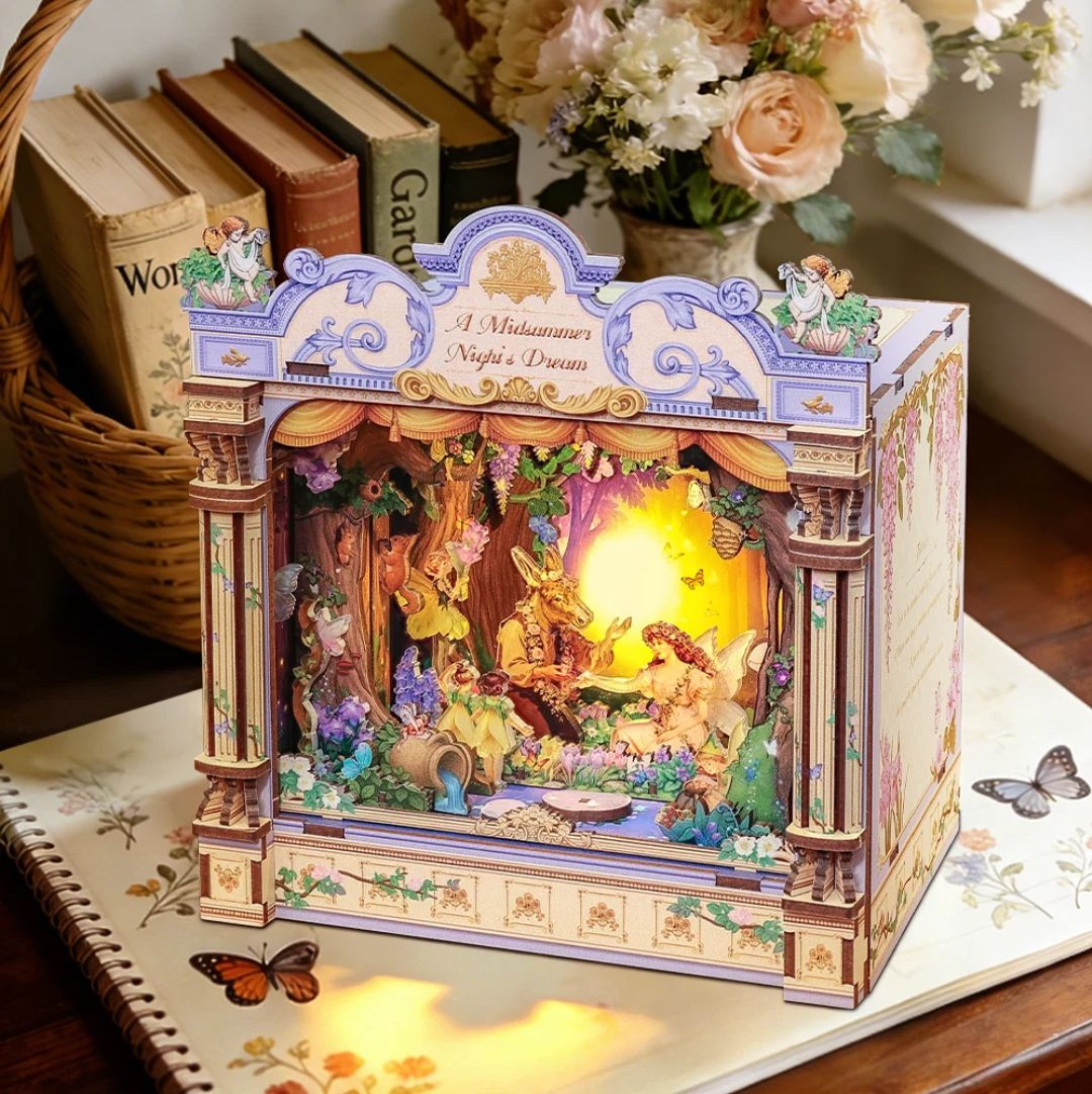 Teatr w miniaturze – A Midsummer Night's Dream – DIY Book Nook CuteBee | Puzzle 3D Prezent