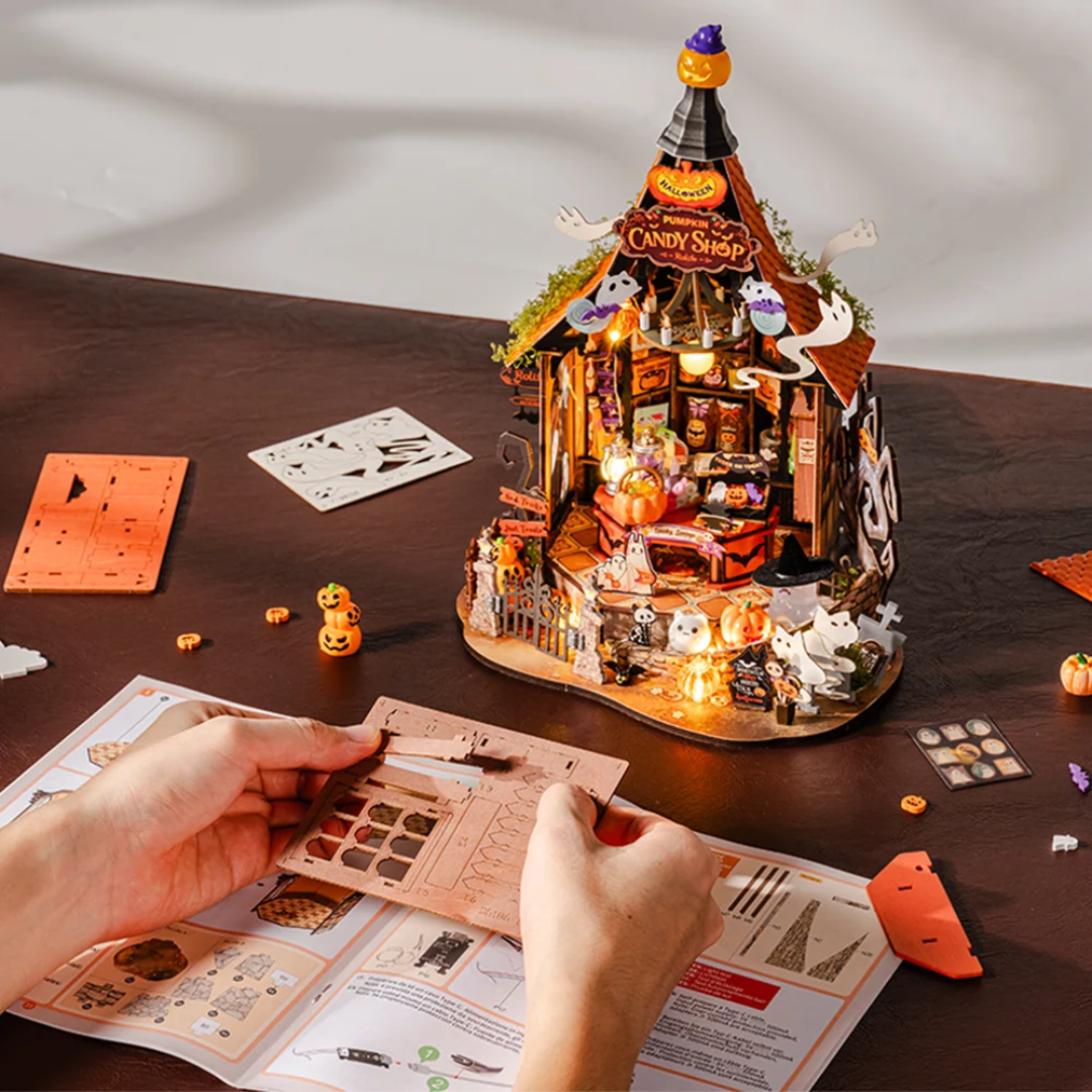 Pumpkin Candy Shop – Mini Domek 3D | Rolife – instrukcja krok po kroku