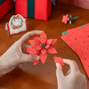 Gwiazda Betlejemska – Puzzle 3D Rolife, świąteczny kwiat DIY