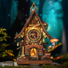Zegar z Kukułką (wersja II) – Puzzle 3D ROKR z LED