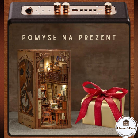 DIY Book Nook Zestaw Świąteczny – Sekretny Rytm | Cutebee Miniaturowy Domek