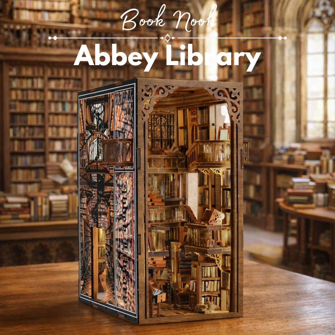Abbey Library Minicity DIY Book Nook – Puzzle 3D Prezent