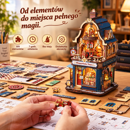 Happyduke Toys – DIY Miniaturowy Domek | ROKR