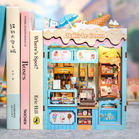 DIY Book Nook - Lodziarnia (Bella's Ice Cream) | Cutebee