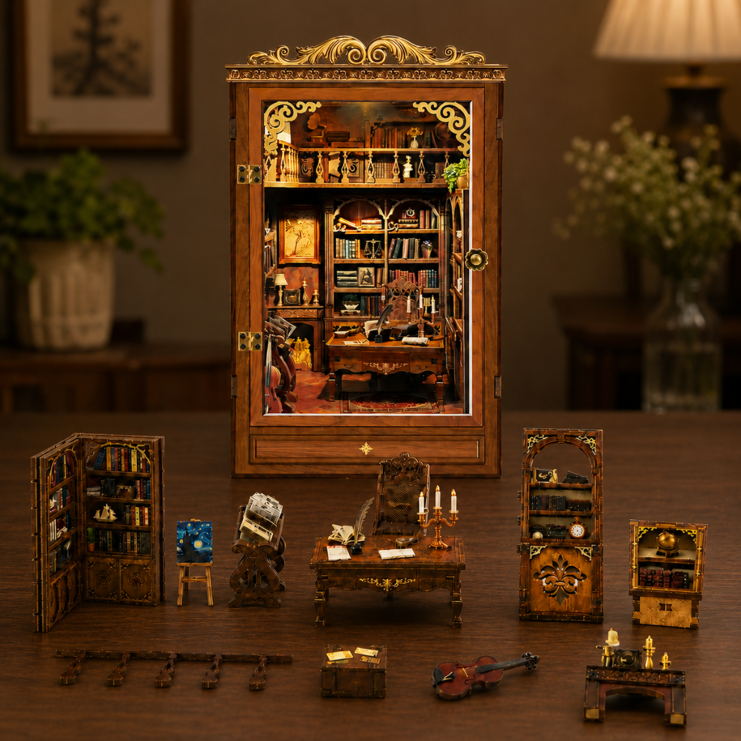 Time Book House – DIY Book Nook Joincon | Puzzle 3D Prezent – pomysł na prezent