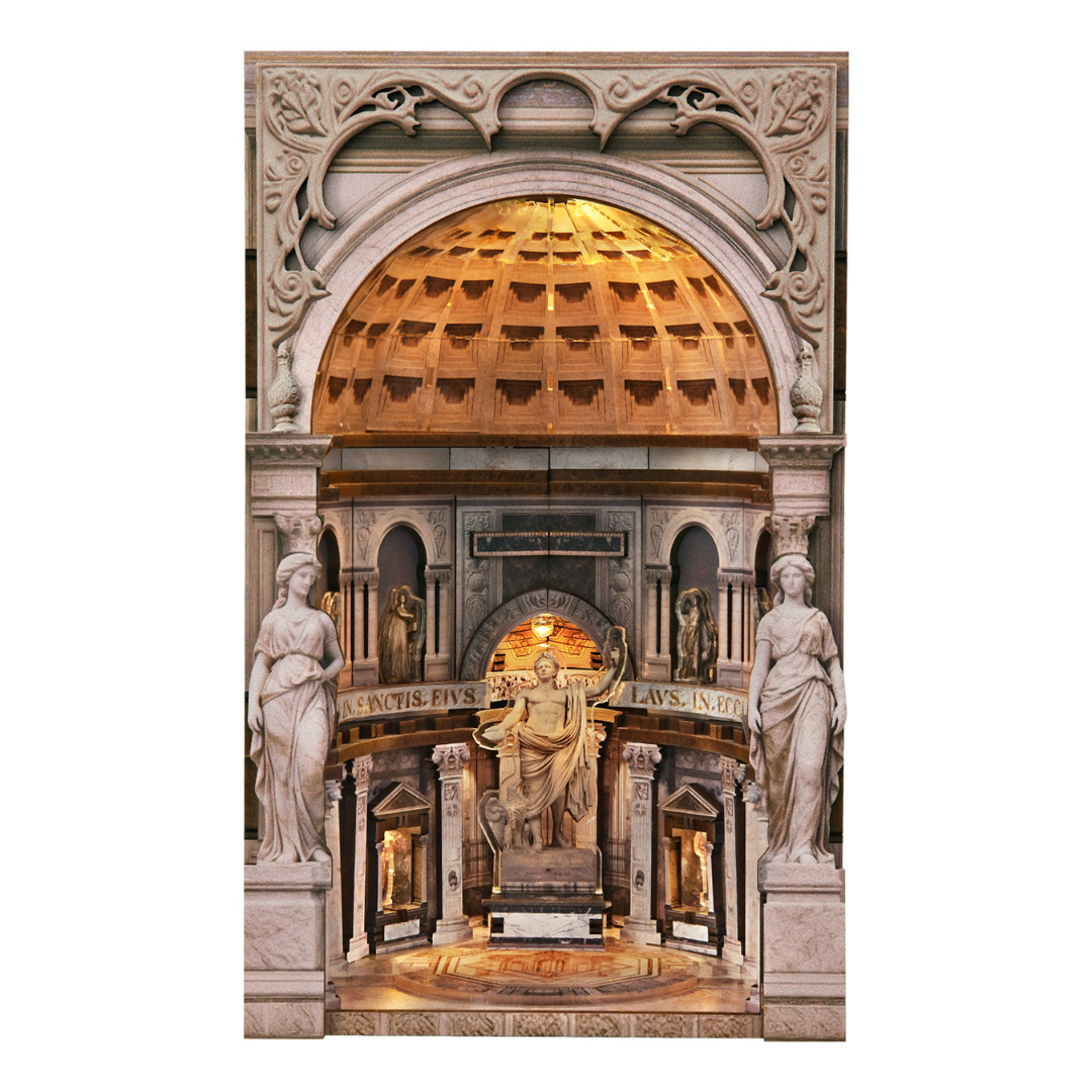 Pantheon – DIY Book Nook Minicity | Puzzle 3D Prezent