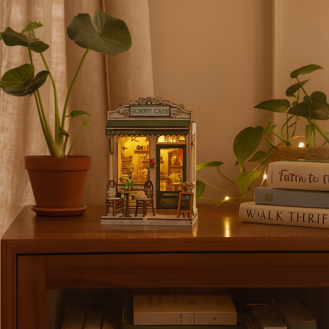 DIY Book Nook - Sunny Cafe | Cutebee – pomysł na prezent