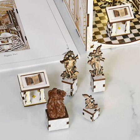 Library of Gods – DIY Book Nook Minicity | Puzzle 3D Prezent