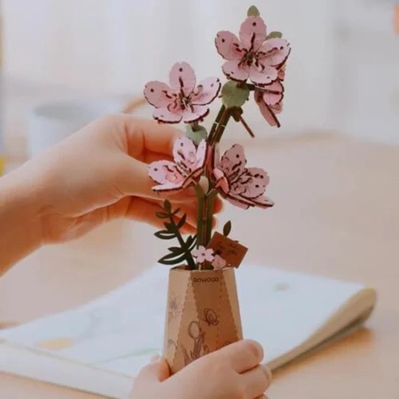 Drewniany Zestaw Puzzle 3D - Sakura | Rowood